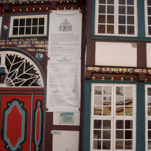 Maler Bielefeld, Denkmalpflege: Restaurierung von Haus Malz in Vlotho für die dt. Stiftung Denkmalschutz durch Stenner und Keitel